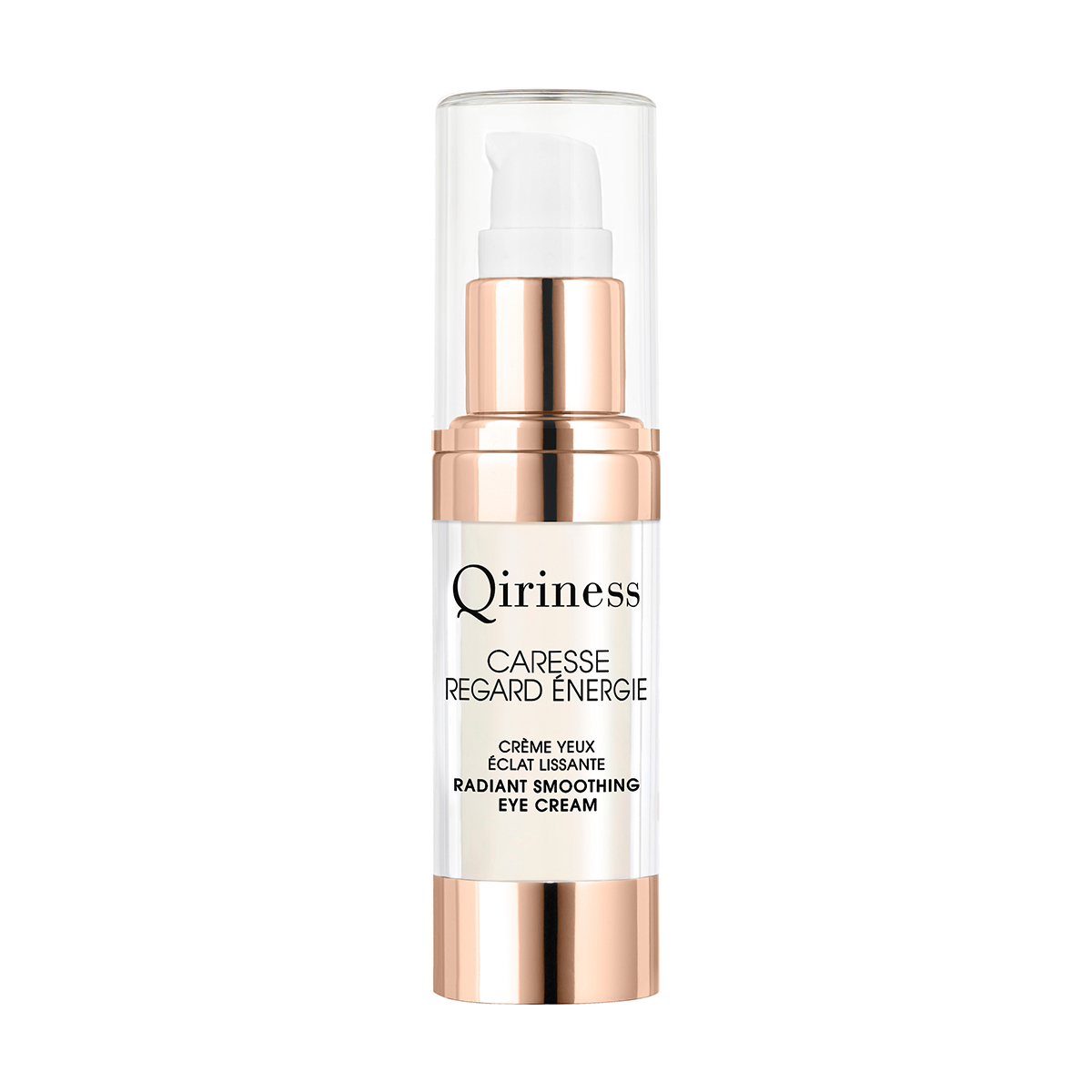 Розгладжувальний крем для шкіри навколо очей Qiriness Caresse Regard Enegie Radiant Smoothing Eye Cream Енергія та сяйво, 15 мл